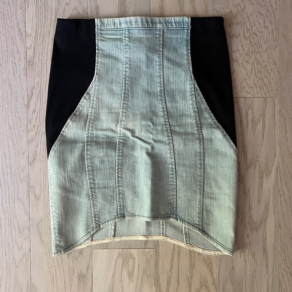 Helmut Lang Denim Miniskirt size 0/XS - Picture 1 of 3